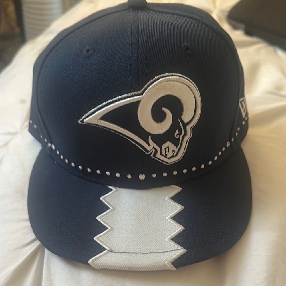 New Era Blue and White Cap